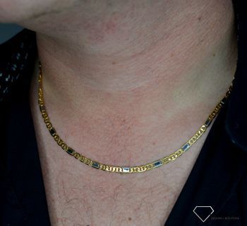 Złoty łańcuszek 585 złoto szerokość 4 mm DIA-LAN-1195-585 4mm ✅ Złoty łańcuszek ✅ Łańcuszek dla mężczyzn ✅ (5).JPG